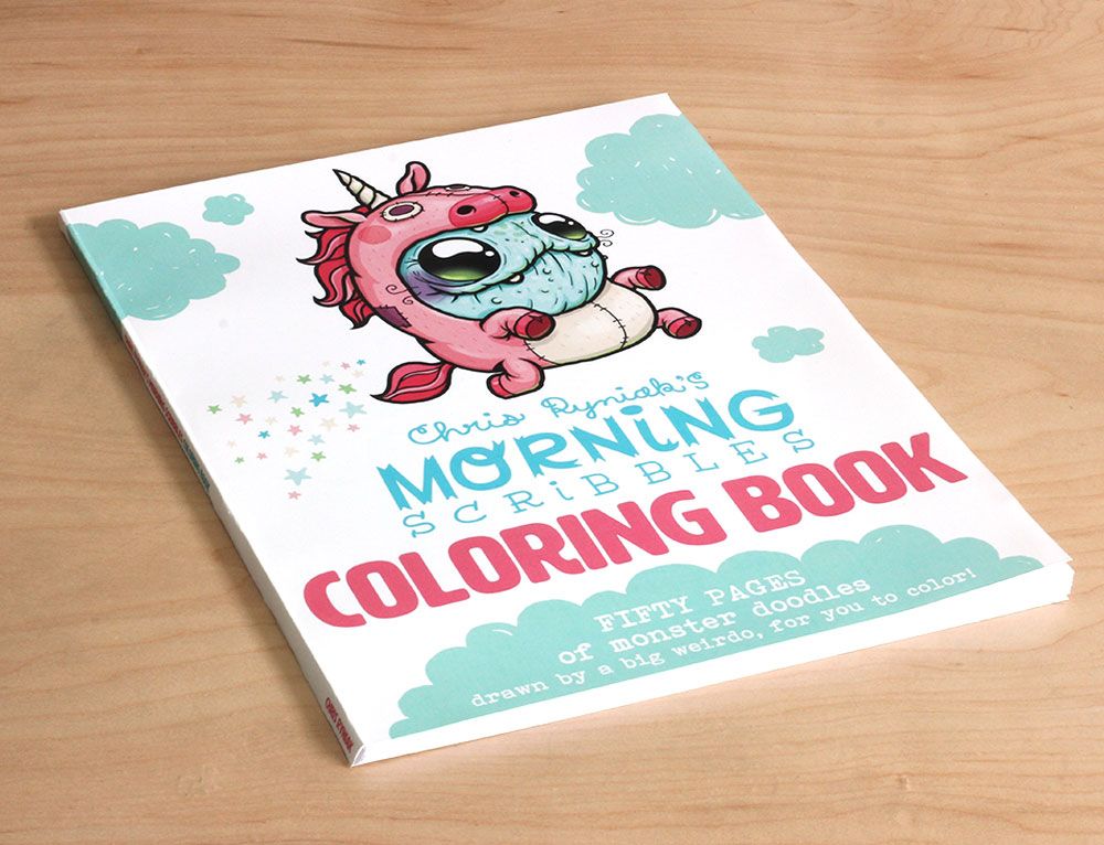 "Morning Scribbles" Coloring Book from Chris Ryniak!